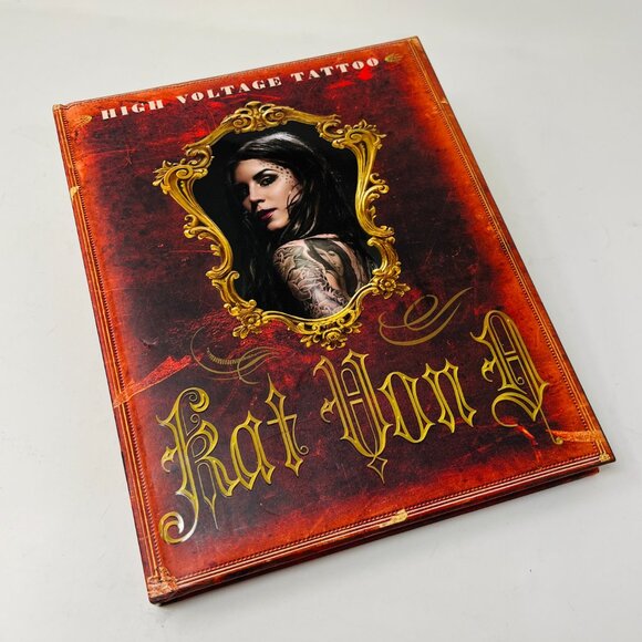 HC 1st SIGNED Kat Von D "High Voltage Tattoo" [2009] LA Ink - Picture 1 of 15